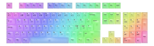 Glorious Polychroma V2 RGB Tastaturtastatur med Nordic ISO Cherry Profil (131 Stk) Glorious Polychroma V2 RGB Tastaturtastatur med Nordic ISO Cherry Profil (131 Stk)