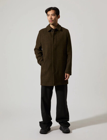 Brixtol Textiles T-Coat Wool - Brown - S