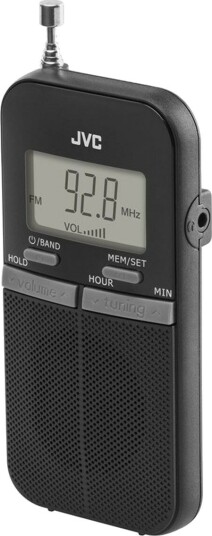 JVC RAE411B Bluetooth USB Bærbar Radio Svart