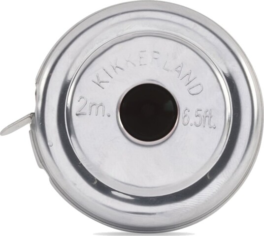 Kikkerland Mini Målebånd i Rustfritt Stål 2 Meter