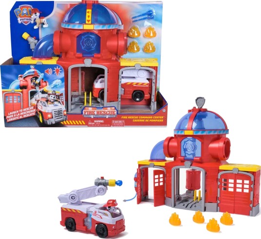 Paw Patrol Brannstasjon Lekesett med Marshall Bil og Lyd Paw Patrol Brannstasjon Lekesett med Marshall Bil og Lyd