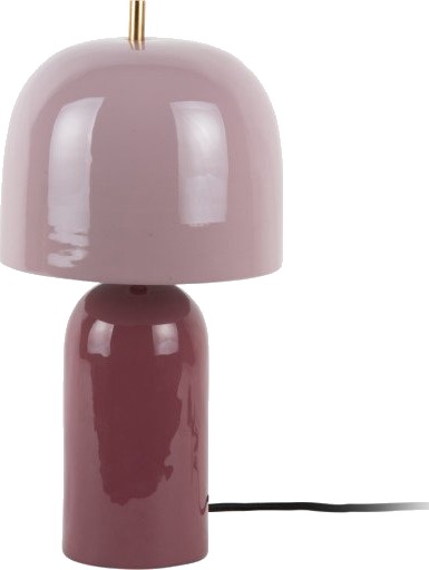 Leitmotiv Table Lamp Rico Burgundy H43CM Leitmotiv Table Lamp Rico Burgundy H43CM