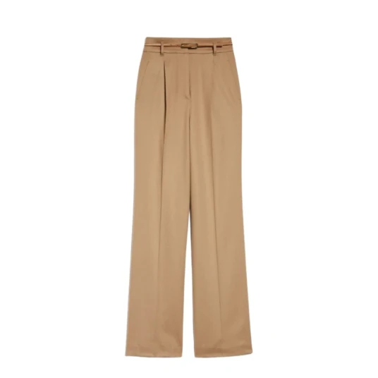Max Mara Dame Bukser Beige M Max Mara Dame Bukser Beige M