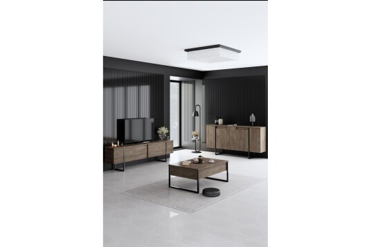 Luxe Konsollbord 160 cm Brun/Svart