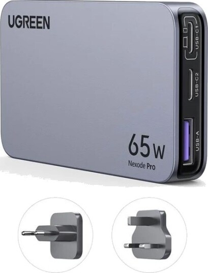 UGREEN Nexode Pro 65W GaN 3-Port Mobillader Ultra-Slim UGREEN Nexode Pro 65W GaN 3-Port Mobillader Ultra-Slim