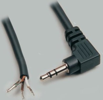 Bkl Electronic 1101054 3.5Mm Hankjønn 1,8 M Svart