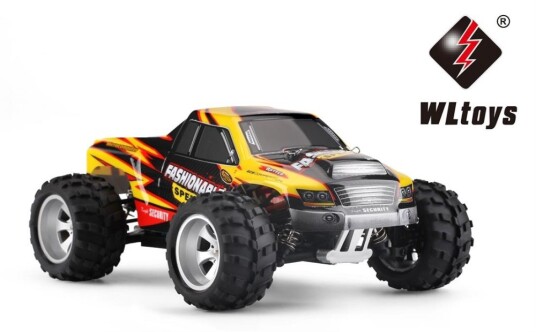 WLToys WLA979-A Storm Cross Country 1/18 4WD Yellow - Komplett WLToys WLA979-A Storm Cross Country 1/18 4WD Yellow - Komplett