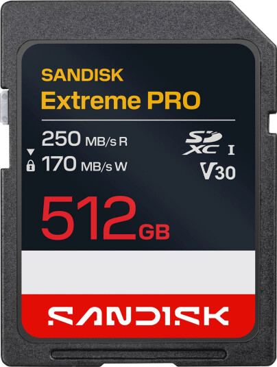 SANDISK Extreme PRO SD 250MB/s 512GB