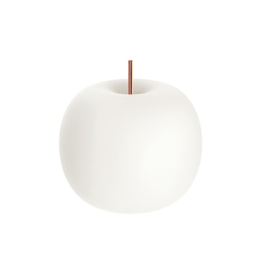 kdln Kushi 33 Bordlampe Copper Stue 32 Hvit