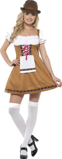 Oktoberfestens Danseglade Dame Kostyme