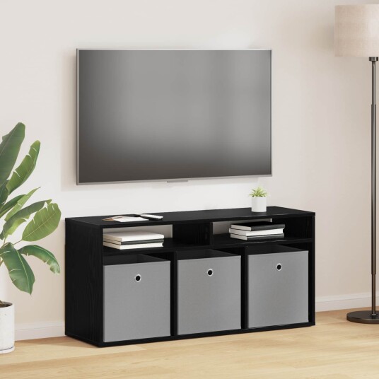 Lavbord med skuff Svart Eik 102 x 32 x 48,5 cm Lavbord med skuff Svart Eik 102 x 32 x 48,5 cm