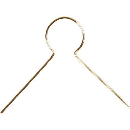 Diverse Oppheng L: 22 mm hullstr 8 mm forgylt 50 stk 1 pk