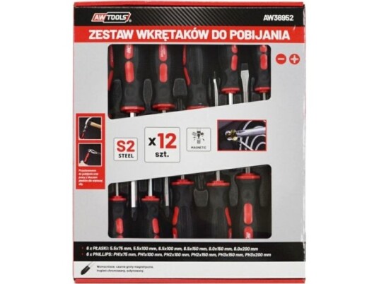 Awtools Skrutrekkere 12 Stk. Awtools Skrutrekkere 12 Stk.