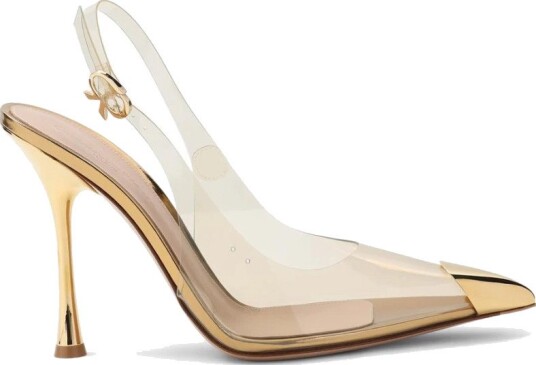 Gianvito Rossi, Dame, Sko, Gul, 37 1/2 EU,