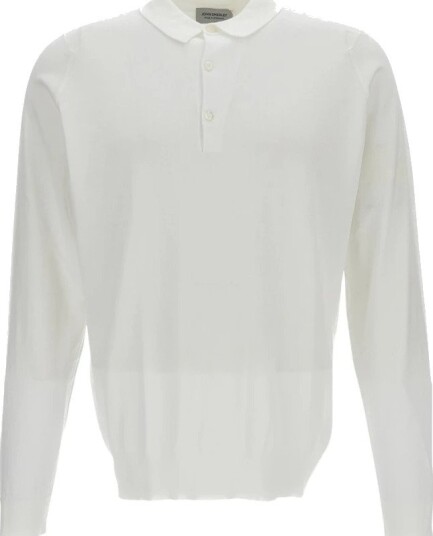 John Smedley Herre Topper Hvit S,