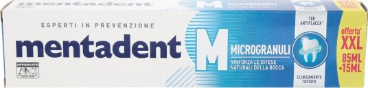 Mentadent Tannkrem Microgranulate (100 ml.)