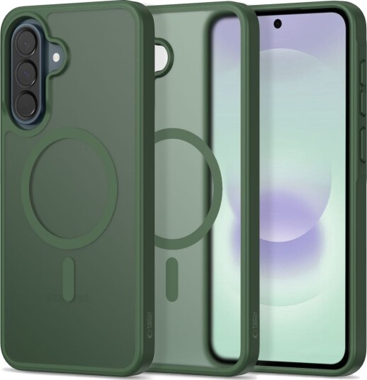 Tech-Protect Magmat MagSafe Deksel for Samsung Galaxy A36/A56/A37 5G - Matt Grønn Tech-Protect Magmat MagSafe Deksel for Samsung Galaxy A36/A56/A37 5G - Matt Grønn