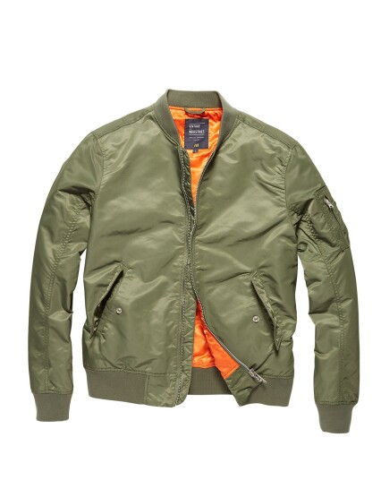 Bomberjakke fra Vintage Industries Welder Oliven