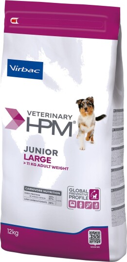 Virbac Tørrfôr Veterinary Hpm Junior Dog Special Large 12 kg Virbac Tørrfôr Veterinary Hpm Junior Dog Special Large 12 kg