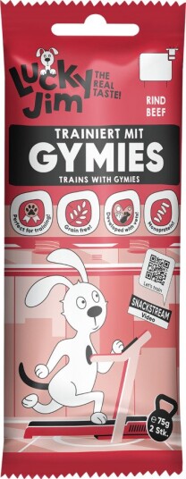 Lucky Jim Gymies Sparepakke 3 x Kanin 75 g 3 x 75 g