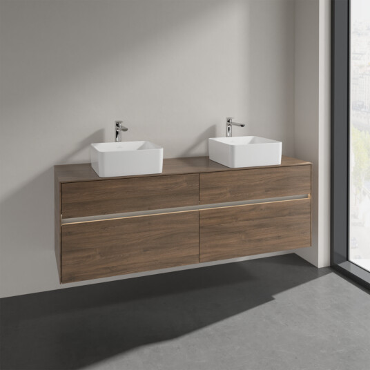 VILLEROY & BOCH COLLARO SERVANTSKAP 160 M/LYS FOR 2 SERVANTER M/4 SKUFFER ARIZONA EIK VILLEROY & BOCH COLLARO SERVANTSKAP 160 M/LYS FOR 2 SERVANTER M/4 SKUFFER ARIZONA EIK