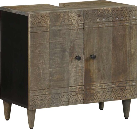 Servantskap 62x33x58 cm heltre mango 8721158449047 Servantskap 62x33x58 cm heltre mango 8721158449047