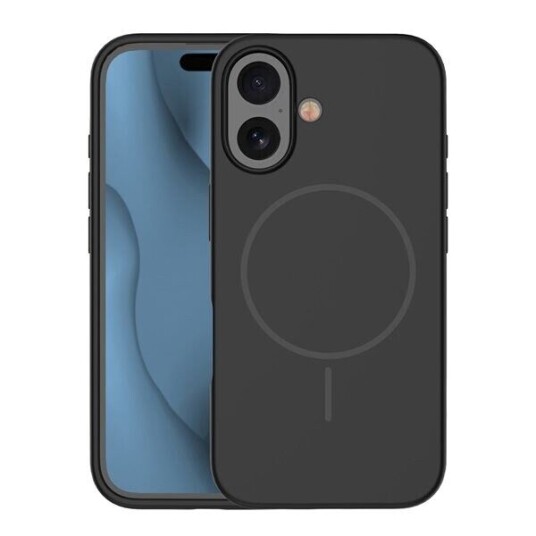 TFO Silikon Thin Mag Deksel for iPhone 17 Svart