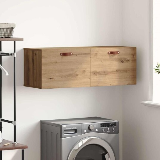 Vegghengt skap Artisan Eik 100 x 36,5 x 35 cm Konstruert tre Vegghengt skap Artisan Eik 100 x 36,5 x 35 cm Konstruert tre
