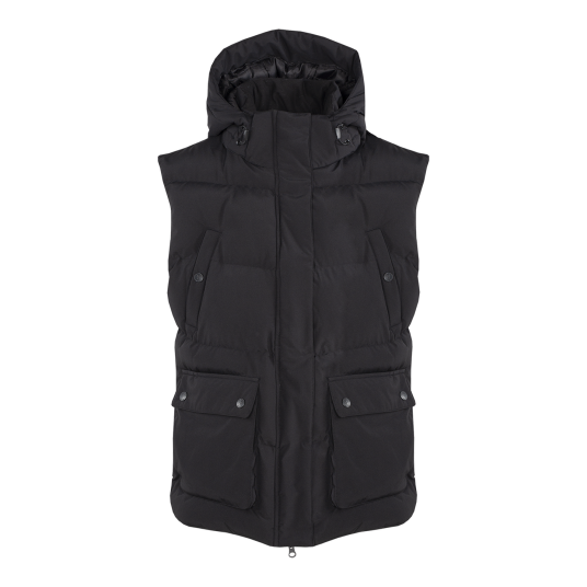 Hailey Vest Black L Technical puffer vest Hailey Vest Black L Technical puffer vest