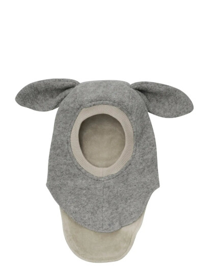 Huttelihut Balaclava Ears Wool   Grey   12/24M