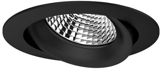 Westal WLD R74 Downlight vipp 6 W 2700 K l390 svart 36° Belysning