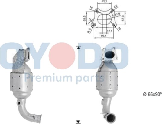 Katalysator Oyodo 10N0001-OYO
