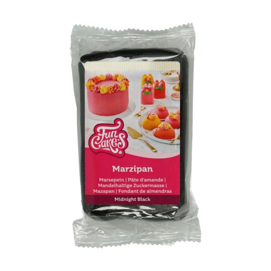 Svart Marsipan Fra Funcakes 250g Svart Marsipan Fra Funcakes 250g