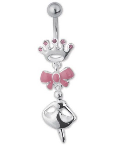 Ballerina Navlepiercing Rosa
