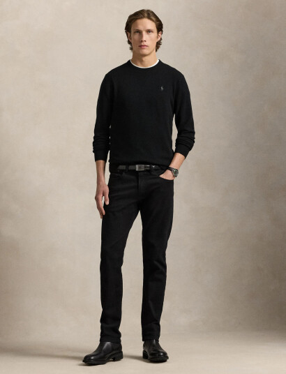 Polo Ralph Lauren Wool Crewneck Sweater - Black - XS Polo Ralph Lauren Wool Crewneck Sweater - Black - XS