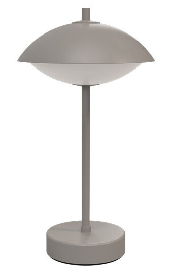 Fritz Hansen - Clam Portable Bordlampe Nine Grey - Lampemesteren Fritz Hansen - Clam Portable Bordlampe Nine Grey - Lampemesteren