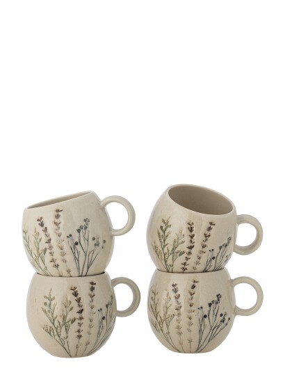 Bloomingville Bea Mug - Beige - 25 CL