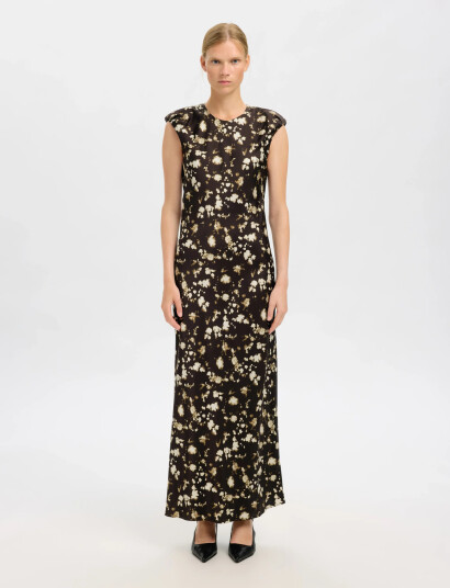 Selected Slfaronia Regular Sl Ankle Dress Ex   Brown   36