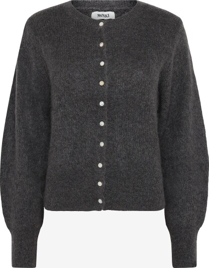 Monki Mohair Blend Cardigan GREY MELANGE DARK XXS