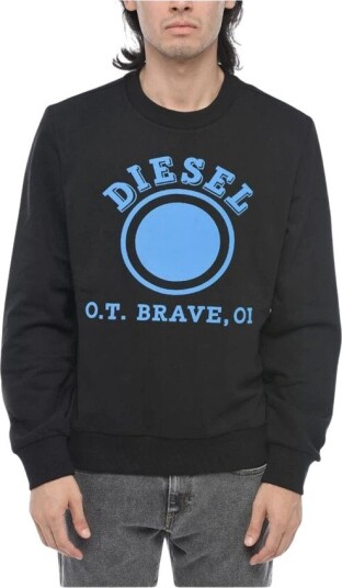 Diesel Herre Gensere & Hettegensere Svart L,