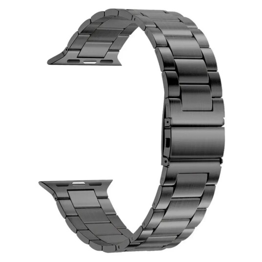 Lippa Apple Watch (38/40/SE/41mm) Rem i Rustfritt Stål - Svart Lippa Apple Watch (38/40/SE/41mm) Rem i Rustfritt Stål - Svart