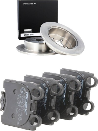 Bremseskiver og -klosser RIDEX 3405B3347