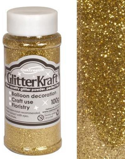 Globos Nordic Gullfarget Hobbyglitter 100 gram