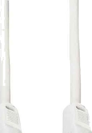 E+P Hft 1 1,5 M Coax Plug Coax Jack Hvit E+P Hft 1 1,5 M Coax Plug Coax Jack Hvit