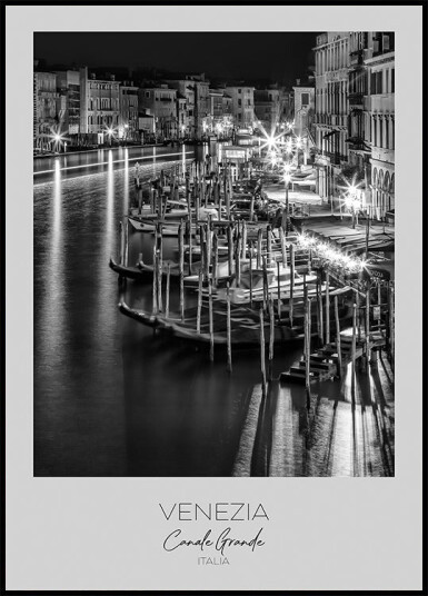 In focus: VENICE View from Rialto Bridge Plakat Plakat / 40x50cm