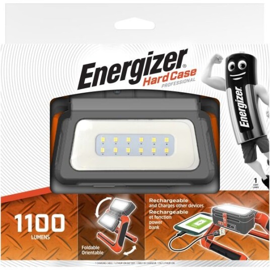 Energizer Hard Case Arbeidslampe 1100 lm, Belysning
