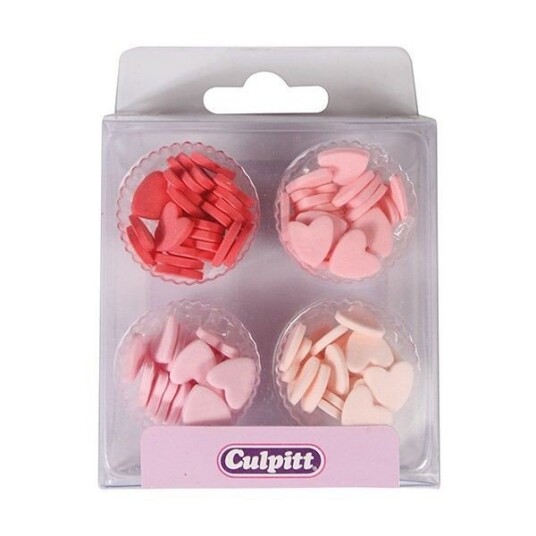 Culpitt Spiselig Kakepynt Minihjerter Pk/100 Culpitt Spiselig Kakepynt Minihjerter Pk/100