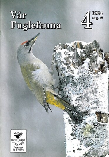 Norsk Ornitologisk Forening Vår Fuglefauna   1994 4 årgang 17