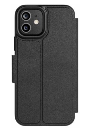 Tech21 Evo Lite Wallet Mobildeksel iPhone 12 Svart med Stativ