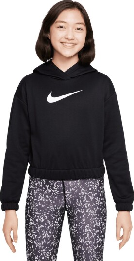 Nike Therma-FIT Hood Treningstrøye Barn Svart 156 - 166